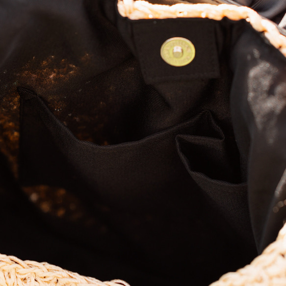 【まだまだ使える秋まで活躍】かごバッグ チクチクしない優しい肌触り 大人かわいい フリル ショルダーバッグ 人気 217 7枚目の画像