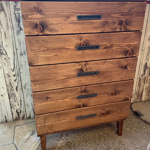 5drawer,オリジナル,w600.チェスト,北欧,アイアン取っ手,無垢,オイル仕上げ.カフェ チェスト・キャビネット kozue 通販|Creema(クリーマ) 17440316 5drawer,オリジナル,w600.チェスト,北欧,アイアン取っ手,無垢,オイル仕上げ.カフェ チェスト・キャビネット kozue 通販|Creema(クリーマ) 17440316