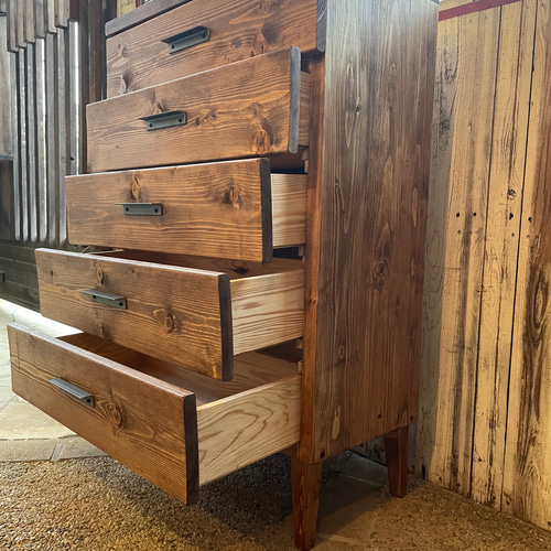 5drawer,オリジナル,w600.チェスト,北欧,アイアン取っ手,無垢,オイル仕上げ.カフェ チェスト・キャビネット kozue 通販|Creema(クリーマ) 17440316 5drawer,オリジナル,w600.チェスト,北欧,アイアン取っ手,無垢,オイル仕上げ.カフェ チェスト・キャビネット kozue 通販|Creema(クリーマ) 17440316