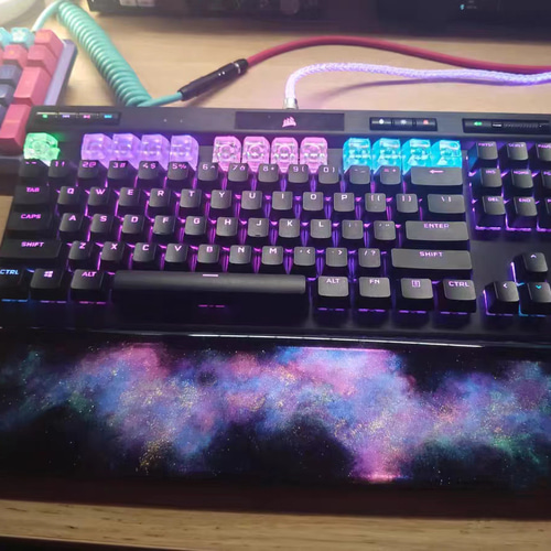 ハンドメイド 銀河 パームレスト 手作り リストレスト 宇宙