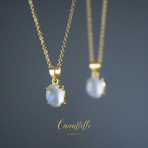 【虹入り】2)宝石質AAAオパールのシンプルネックレス オパールダイヤモンドネックレス OP 2.88ct D 0.10ct Pt900