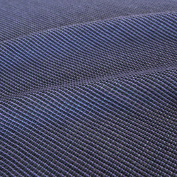 リネン＆コットン 手織りストール オールシーズン チクチクしない  ネイビー x パープル x グレイッシュライトブルー 3枚目の画像
