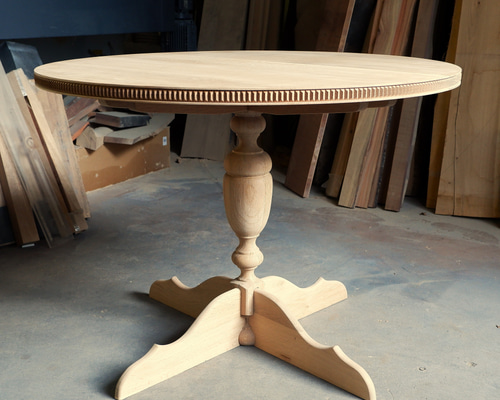 大サイズ＞クラシックモダン ダイニングテーブル カフェテーブル