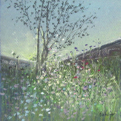 春の希望（ひかり）　（Creema限定・パステル画・額付き） 2枚目の画像