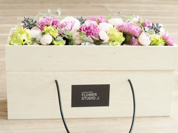 送料無料[母の日早割2024]BOTTLE BOX & FLOWERS /  Carnation 11枚目の画像