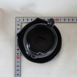 黒猫ちゃん陶製植木鉢(猫皿付き) 11枚目の画像