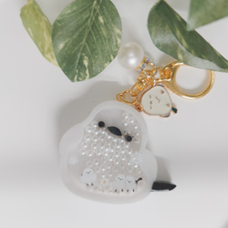 りんごのシェイカーチャーム キーホルダー koneko-no-otete。 通販