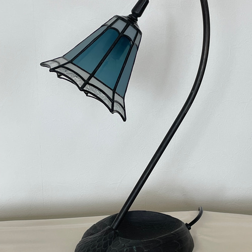 不二貿易 ステンドグラスライト 白鳥 ステンドグラス 卓上ライト