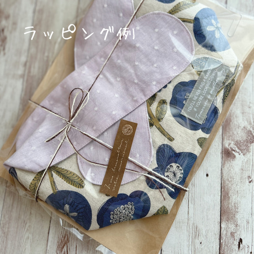 残り1点】リボン結びのお弁当袋 保温保冷 ランチバッグ // 北欧風