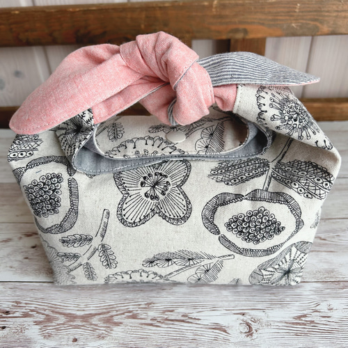 お弁当袋保冷　ハンドメイド　ランチ袋 (H12) お弁当袋保冷ハンドメイドランチ袋 (H12)