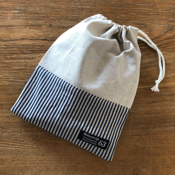 1人で着れる キッズエプロン120  男の子エプロン 女の子 子供エプロン 三角巾　着脱簡単なビックポケット 7枚目の画像