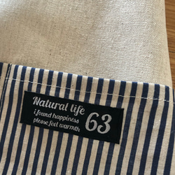 1人で着れる キッズエプロン120  男の子エプロン 女の子 子供エプロン 三角巾　着脱簡単なビックポケット 5枚目の画像