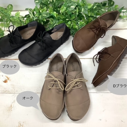 【セール価格♬】履いたそばから足に馴染む♪袋縫いレースアップ　D-100 2枚目の画像