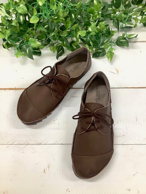 【セール価格♬】履いたそばから足に馴染む♪袋縫いレースアップ　D-100 3枚目の画像