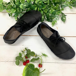 【セール価格♬】履いたそばから足に馴染む♪袋縫いレースアップ　D-100 4枚目の画像