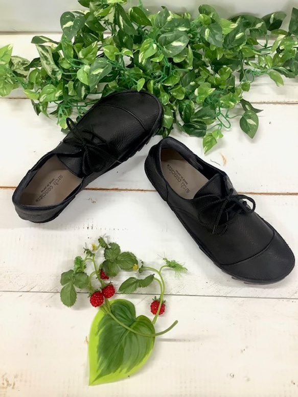 【セール価格♬】履いたそばから足に馴染む♪袋縫いレースアップ　D-100 4枚目の画像