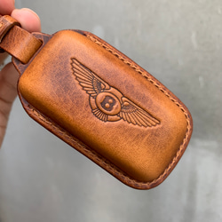 Bentley Wax Leather 革製品 スマーキーケース名入れ 7枚目の画像