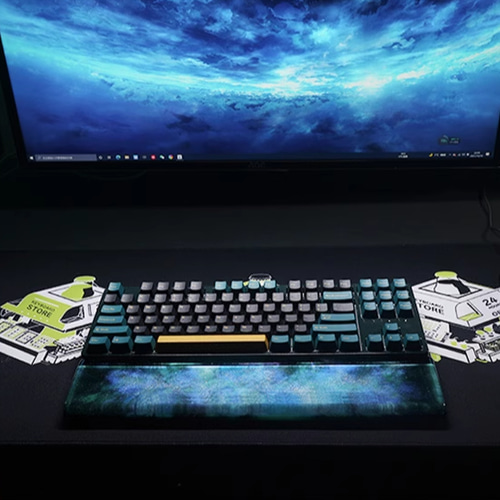 ハンドメイド 銀河 パームレスト 手作り リストレスト 宇宙