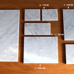 大理石のお皿【cサイズ：188×88mm】　-ブラック／グレイ／ホワイト-　marble plate 大理石プレート 16枚目の画像
