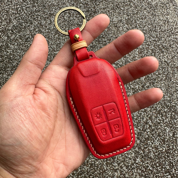 Ferrari ブッテーロ（イタリア） レザーキースーツ 革製品 スマートキーケース 名入れ 革小物 本革 第7張的照片