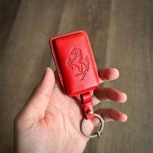 フェラーリ レザー製品 スマータッチャー キーケース Shao