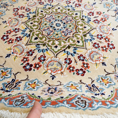 71×71cm【ペルシャ手織り絨毯】ラウンドラグ カーペット・絨毯 71×71cm【ペルシャ手織り絨毯】ラウンドラグ カーペット・絨毯