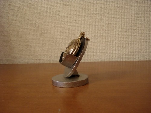 誕生日プレゼントに　懐中時計スタンド　ブラック懐中時計スタンド　ak-design