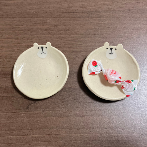 mizacosha くま 豆皿 くま豆皿 小皿 ciita 通販 17442845｜Creema(クリーマ) ハンドメイド