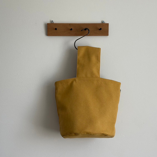 ラスト1⭐︎太めの持ち手❤️ワンハンドルバケツ型バック