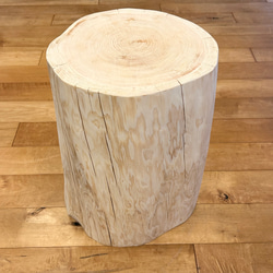 Hinoki  Wood  Stool  No.624 1枚目の画像