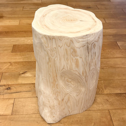 Hinoki  Wood  Stool  No.625 1枚目の画像