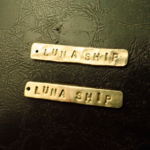 ハンドメイド作家様☆ブランド名刻印文字入れ 10枚セット チャーム