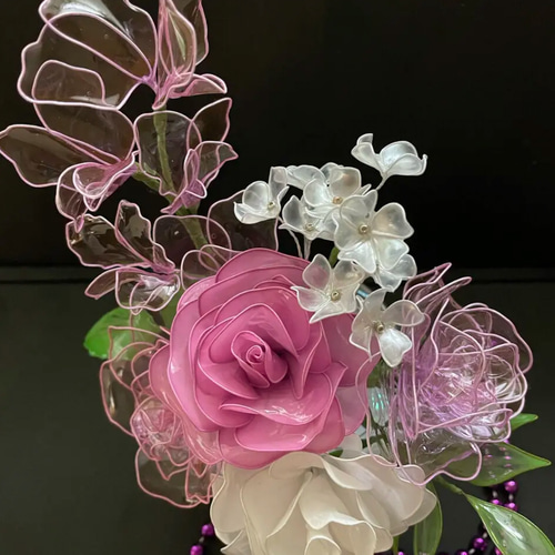 ☆薔薇のアレンジメント☆くすみカラー(ローズ)☆ディップ