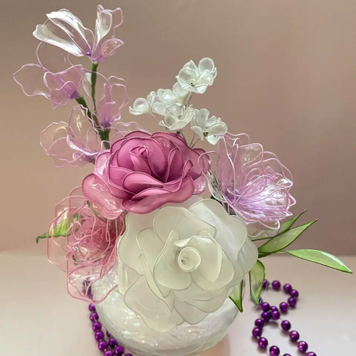 ☆薔薇のアレンジメント☆くすみカラー(ローズ)☆ディップ