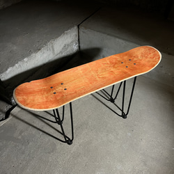 スケートボード　スケボー　テーブル　椅子　イス　チェア　ベンチ　サイドテーブル　コーヒーテーブル　ミニテーブル　92 3枚目の画像