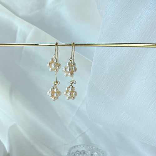 ピアス 淡水パール 卒園式 卒業式 入園式 入学式 オケージョン