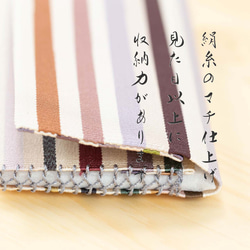 名刺入れ シルク 伝統工芸 日本製 京都 西陣織 綴 絹100％ 7枚目の画像
