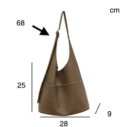 ファッションシンプル革　レディース日常用　柔らかいショルダーバッグ 15枚目の画像