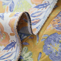 ジャガード織り生地 ゴブラン織り 花柄 ボタニカル柄 7枚目の画像