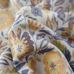 ジャガード織り生地 ゴブラン織り 花柄 ボタニカル柄 3枚目の画像