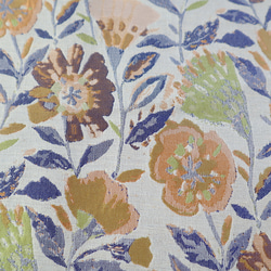 ジャガード織り生地 ゴブラン織り 花柄 ボタニカル柄 5枚目の画像
