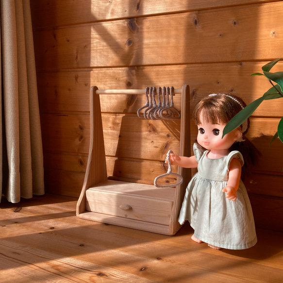 専用出品 ドール用 ハンガーラック テーブル椅子 ダブルベッド 雑貨  