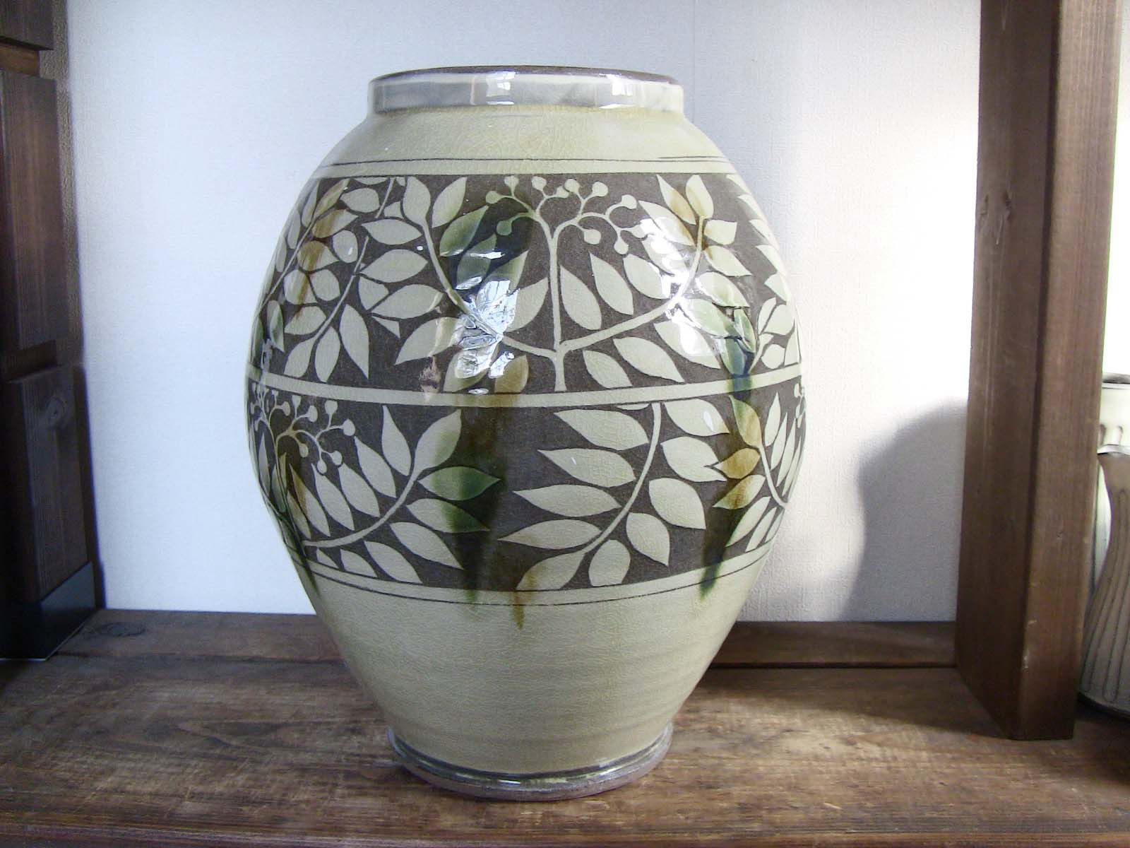 ななかまど三彩大壺