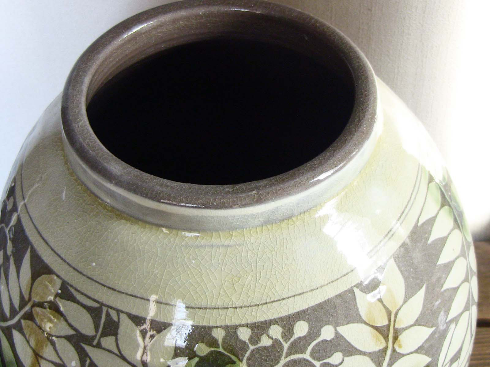 ななかまど三彩大壺