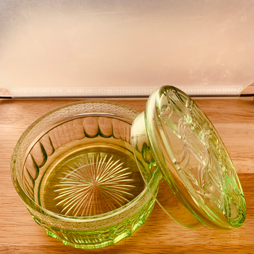 分銅繋ぎ紋切子 小物入れ その他キッチン小物 AP glass art 通販 