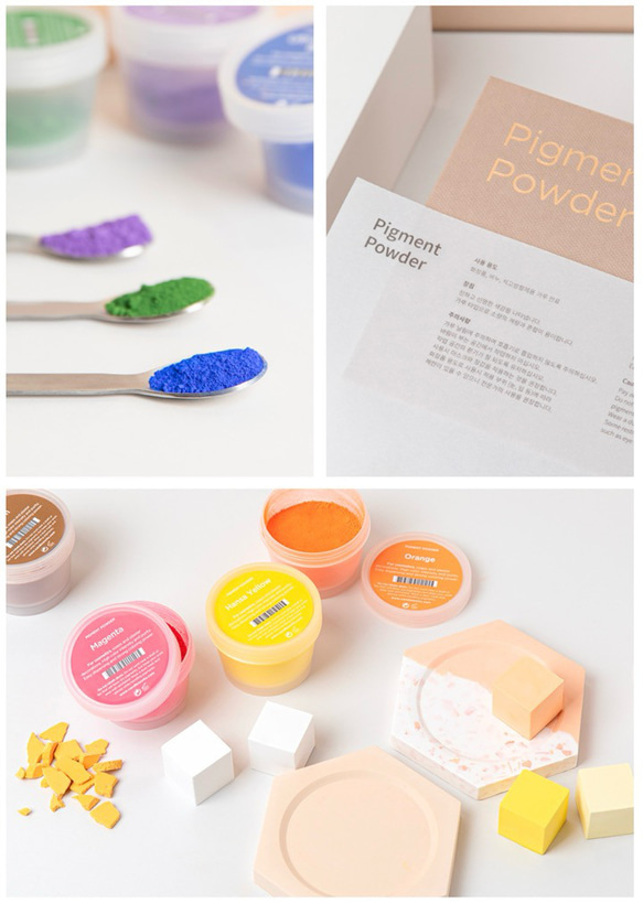 Candleworks  Pigment Powder 12 Color Set　石膏や化粧品用色材 6枚目の画像
