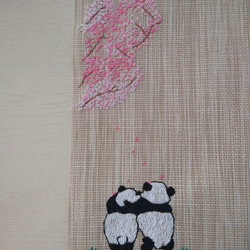 お相撲さんの手刺繍ランチョンマット ランチョンマット スワン工房