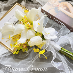 アーティフィシャルフラワーブーケ アームブーケ クラッチブーケ