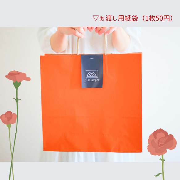 ほんのりミントグリーンのチェック×バンブーハンドル  M　2WAYプラカゴバッグ　母の日 18枚目の画像