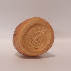 木彫刻 アート 『 筍 』たけのこ　一刀彫　 桐　モモ　ハンドメイド 7枚目の画像